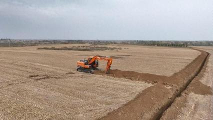 定邊縣高標準農(nóng)田建設 夯實'耕'基，增添'地'氣